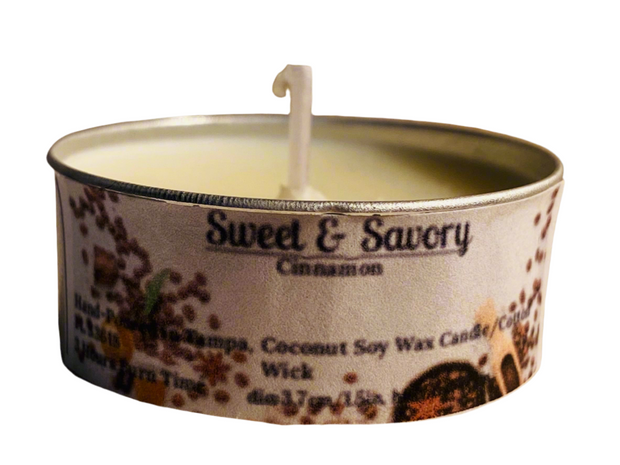 Sweet & Savory Scented Tea Light Candle