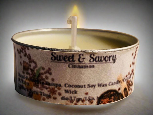 Sweet & Savory Scented Tea Light Candle